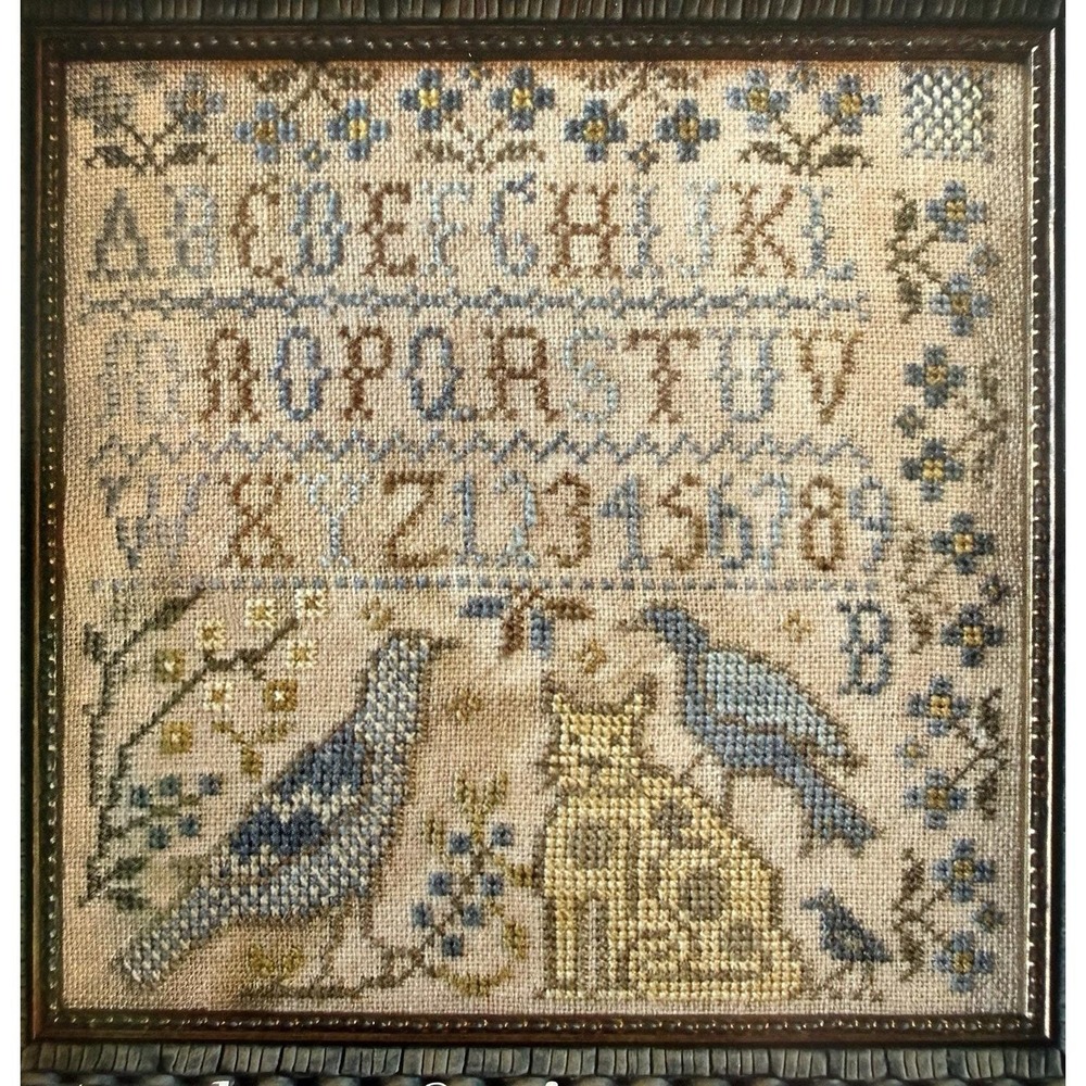 She Sights A Bird # 3 by Blackbird Designs cross stitch pattern